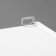 Cabinet hinged for the bathroom "PS 50" with a niche, 78 x 50 x 23 cm