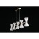 Suspended chandelier Elinor E14 400W