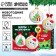 Set for creativity. Christmas balls for coloring "wonderful animals", 2 pcs