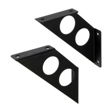 Bracket Flat 140, fashion 2, 2 pcs, black color