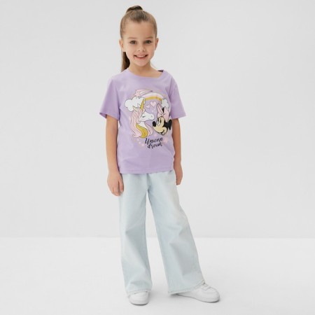 Children's T-shirt "Unicorn" Minnie Mouse, height 86-92, lilac-1