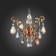 Sconces st. SL421.301.01. Vianeta. 1x40 W, E14, 26.5x23 cm, bronze color
