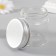 Decor for creativity Glass "Jars with a lid" silver 4.7x4.7x5 cm