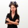 Carnival kokoshnik "dark", felt