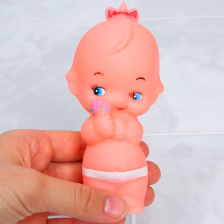 Резиновая игрушка для ванны «Девочка», с пищалкой, 1 шт, Крошка Я-10