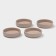 Set of saucepan 4 pcs Magistro Jarwah "Lausanne" 9.5x2.4 cm, beige