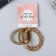 Hair elastic band "Milena" (set of 3 pcs) Aard Spring, 4 cm, mix