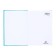 Dated diary 2025, Devente. Flag, A5 168 sheets, Attomex. EVEN, solid cover of boomvinyl with foam rubber, silkography, liesse, block 70 g/m2, turquoise