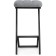 Barry amauri stool Metal/Rogozhka, black/gray 35x36x64 cm
