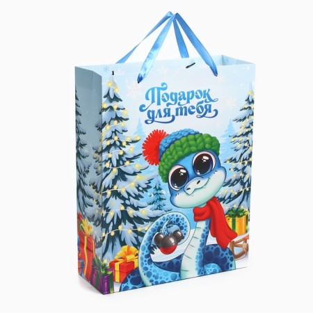 New Year. Gift package, 31x40x11.5 cm, packaging, Mickey Mouse-1