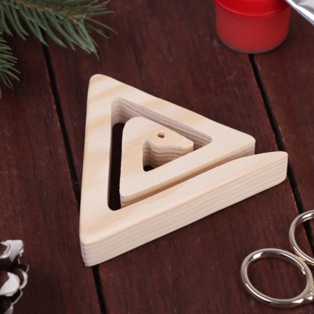 The workpiece for creativity "Triangular snake",-1