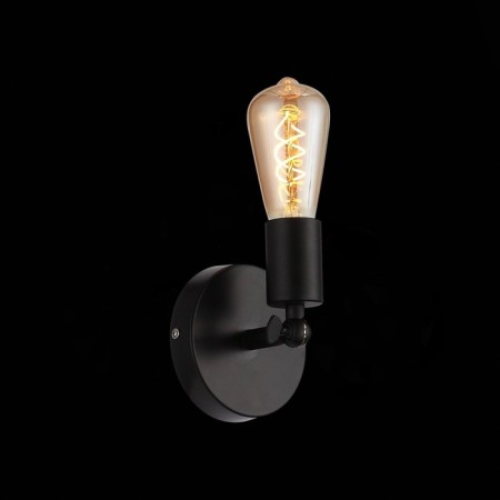 Wall lamp EVOLUCE. SL419.401.01. ANO. 1x60 W, E27, 10x12 cm, black color-6