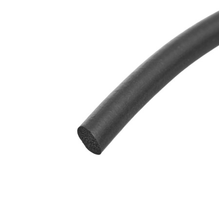 Car door seal, o-shaped, 6 mm, 5 m, black-1