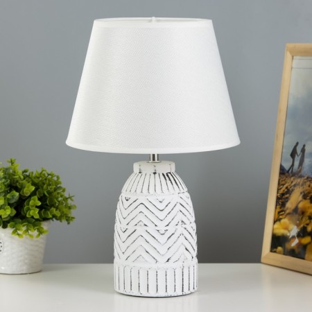 Harbie table lamp E14 40W white-black 23x23x36.5 cm Risalux