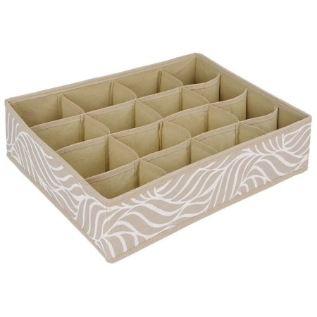 Borob-Organizer "Leaves", 16 sections, 35x27x9 cm, beige