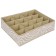 Borob-Organizer "Leaves", 16 sections, 35x27x9 cm, beige