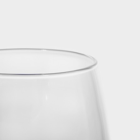Glass mug with a figure at the bottom "Seren. Kit ", 350 ml-3