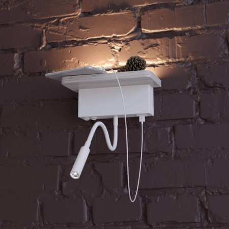 Bra Woody, 8W Led, 3000k, 560lm, white color-2