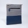 Bag Cross-Bodi with a zipper, blue color