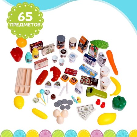 Supermarket game module, 65 items, light, sound-4