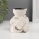 Gypsum candlestick, metal per 1 candle "node" d = 3.8 cm 8x8.8x10.5 cm