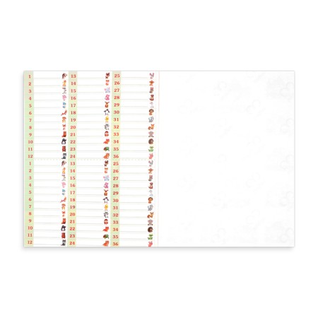 A set of stickers for kindergarten "Animals" 3 sets of 36 pieces-2