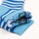 Noski children's terry, cornflower color, size 16-18
