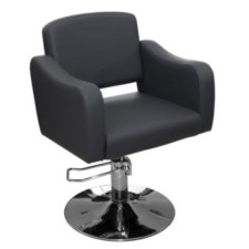 Hairdressing chair Eve, five -pound, black color 65 × 63 cm