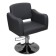 Hairdressing chair Eve, five -pound, black color 65 × 63 cm