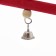 Toy for birds with beads and bell, 18 x 10 cm
