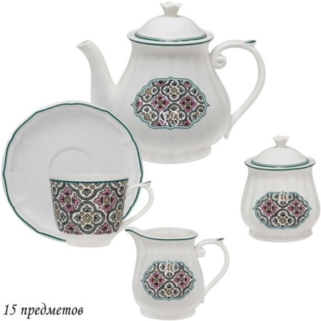 Tea set of Lenardi "Daria", 15 items