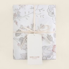 Set of pillowcase SL Home Flower Glade 50*70+3 cm - 2 pcs, satin, 140 g/m2, 100% cotton