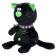 Soft toy "Cat Baton", black color, 30 cm