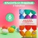 Dispersive dyes in tablets, mix, 6 colors