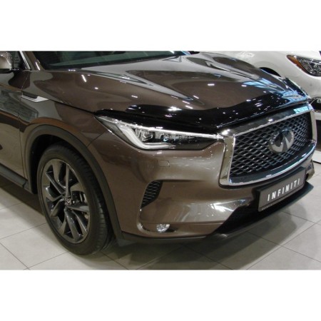 The hood deflector Infiniti QX50 2018-/QX55, 2021-, Dark-1