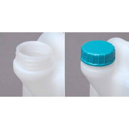 Food canister "Barry", 10 l, with a drain, white-4