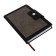 The diary is notathered, A5, 140l, cage, region, on the button, black/gray