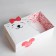 Gift folding box, packaging, “you”, 15 x 15 x 8 cm