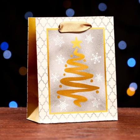 Laminated "Christmas tree" 11.5 x 14.5 x 6 cm-2