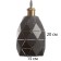 Suspension Bayerlux "perforation" E27 black 13x13x20 125cm