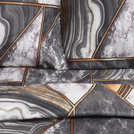 Bedding Pavline 1.5SP Geometry 145x215, 150x215, 70x70cm 2pcs Polisatin 70g/m, polyester 100%-1