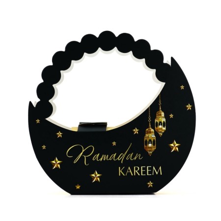 Gift box, packaging, "Ramadan Kareem, embossing", 15 x 13.9 x 6 cm-2