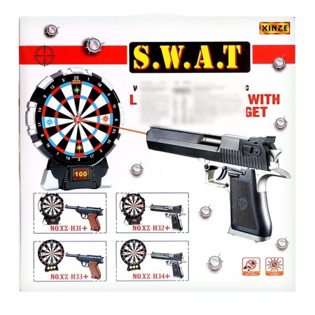 Electronic shooting range "Night shooter", light and sound effects, works from batteries-10