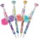 Handle Ballic Nebulous Stars Nebulia, with pompom and crystals