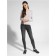 Female jumper in a rubber with ruffles CONTE ELEGANT, size XS, color Light Grey-Peach