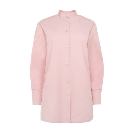 Women's shirt minku: casual collection dark pink color, river 42-8