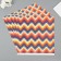Scrapbooking "Zigzag" density 180 grams set 5 pcs 30.5x32 cm