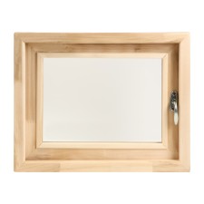 Window, 40 × 50cm, double glass of linden, outer opening