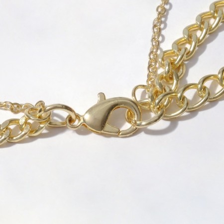 Pendant "Chain" Babygirl, color gold, 45 cm-1