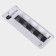 Self -adhesive metal Savanna Black Loft Plane, 4 hooks, 16 × 2 × 2.5 cm